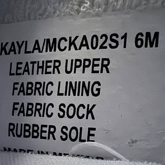 Steve Madden McKayla Womens Size 6 Sneakers Leather Upper White & Suede Tip - Picture 8 of 8